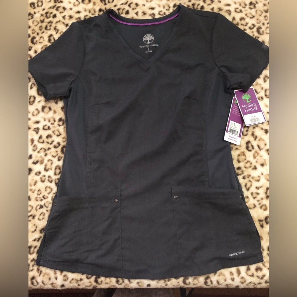 Healing Hands Scrub Top